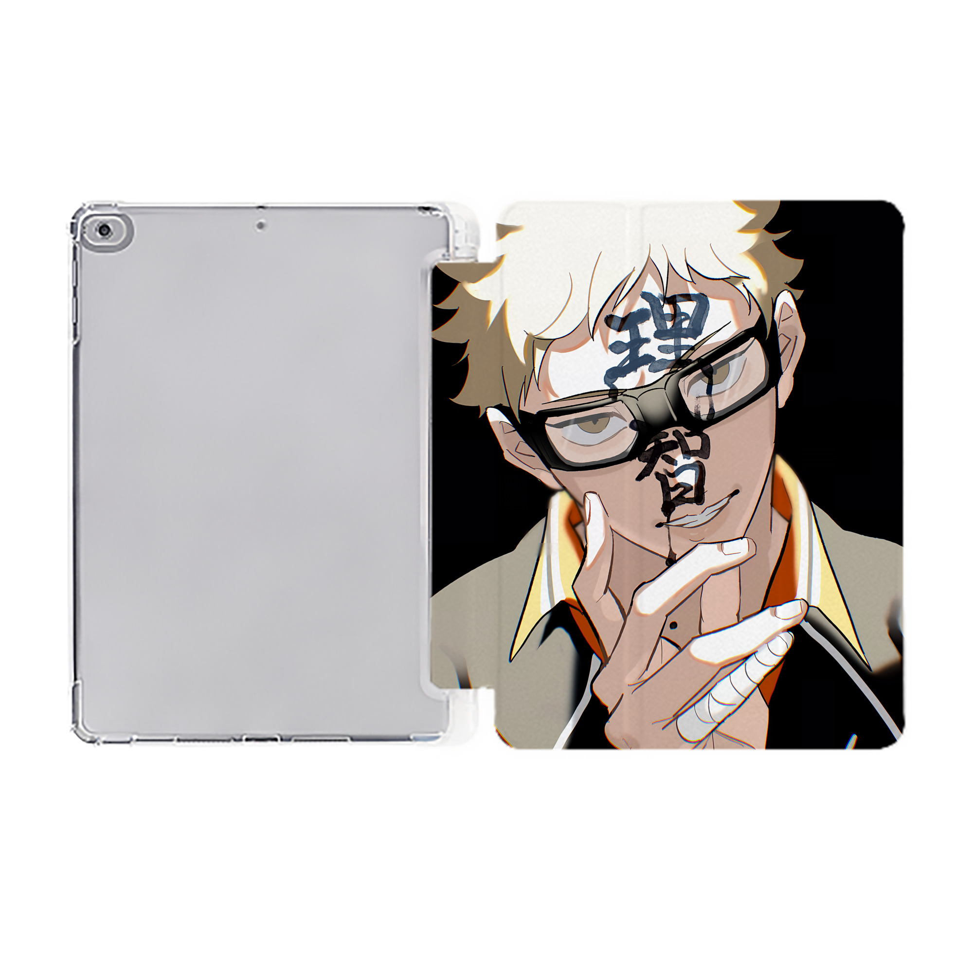 （画像用） ハイキュー!! Haikyu!! IPad ケース ペン収納付き 三つ折りスタンド PUレザー×シリコン 対応機種9.5/10.5/10.9インチ